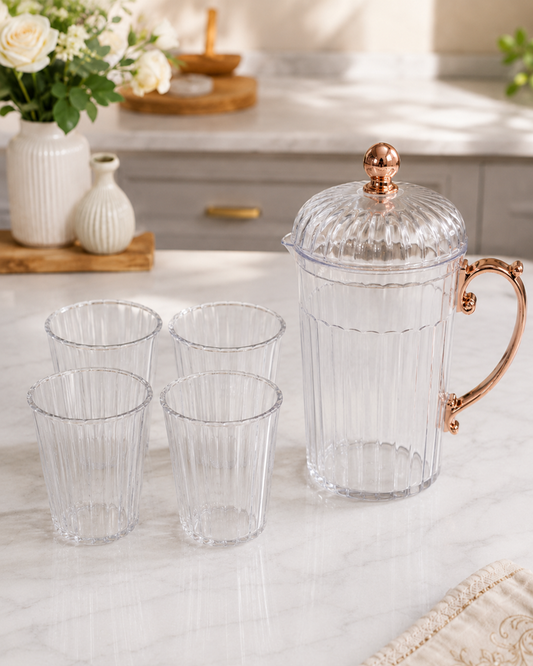 Jug & Cups 5pc Set 9902