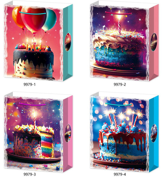 Gift Bag Glitter Finish Small