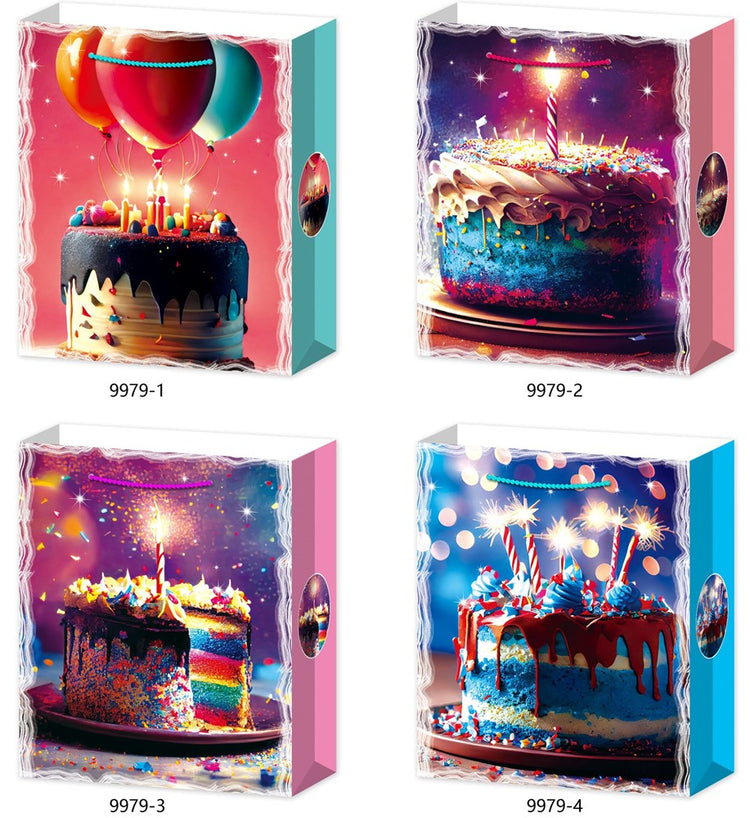 Gift Bag Glitter Finish Small