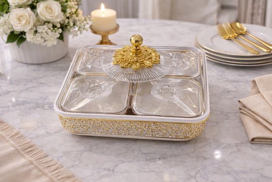 Dessert Tray with Lid A934-B1
