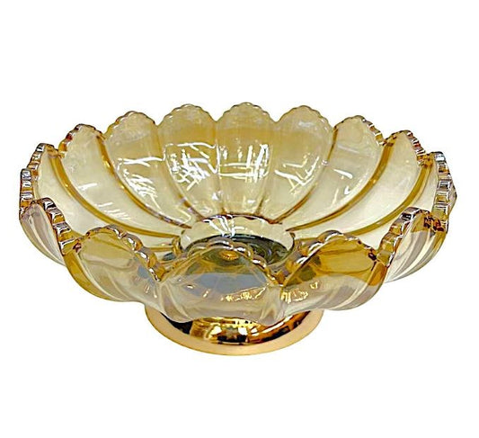 Fruit Stand Glass Gold AAA-1