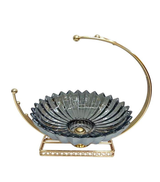 Fruit Stand Glass Black AAA-25