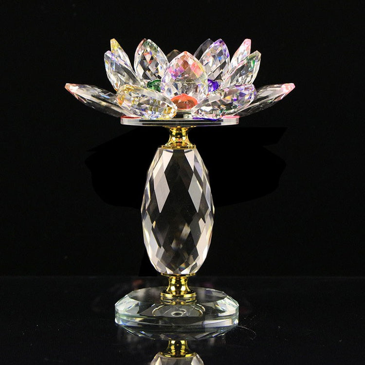 Candle Holder Crystal Decor Stand Small