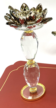 Candle Holder Crystal Decor Stand Large