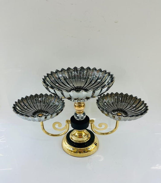 Fruit Stand Glass 3 Sections AAA-4