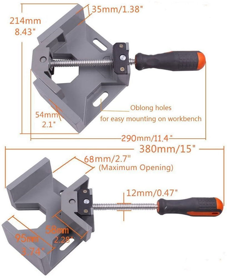 Clamps Corner Clamp Swing Jaw 90 Angle