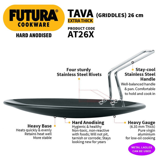 Futura Flat Tawa 26cm AT26X