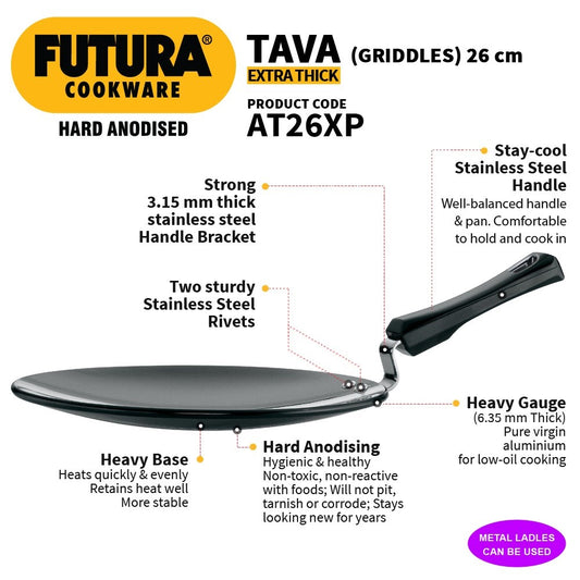 Futura Flat Tawa 26cm AT26XP