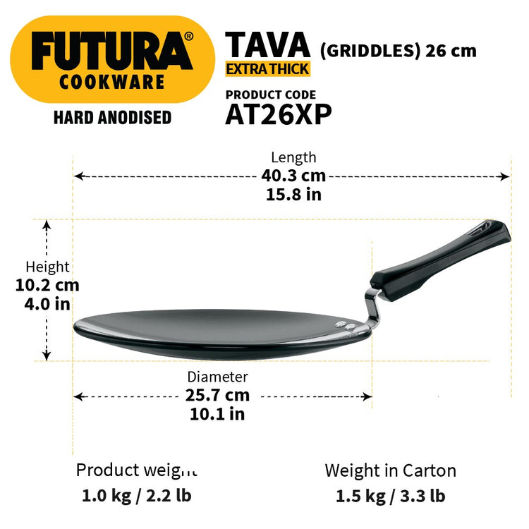 Futura Flat Tawa 26cm AT26XP