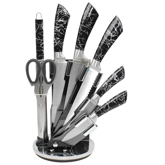 Knife Set 8pc Black B10014A