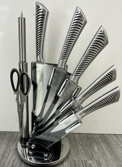 Knife Set 8pc Silver B11314