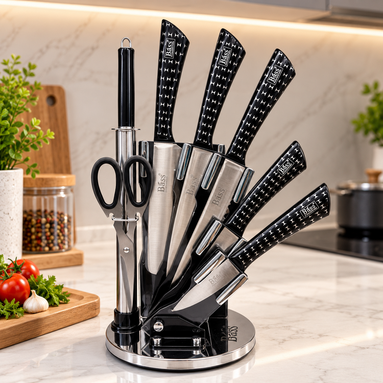 Knife 8pc Set Black B15614