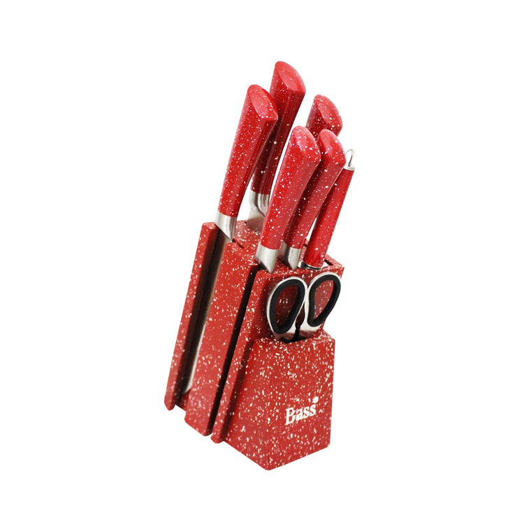Kitchen Knife Set 8pc RED B5242