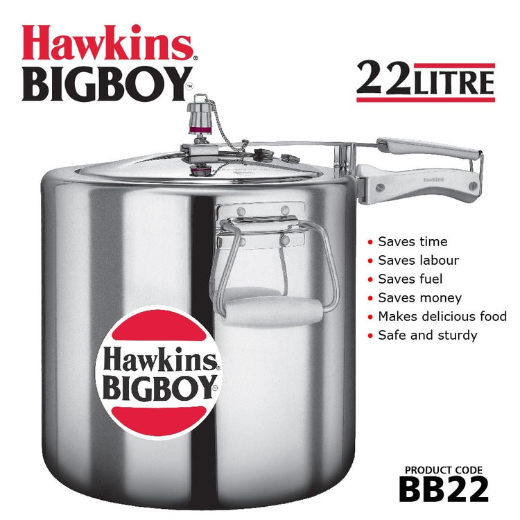 Aluminium Pressure Cooker 22L BB22