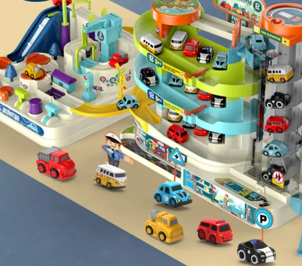 Kids 2 in 1 Electric Building and Car Toy