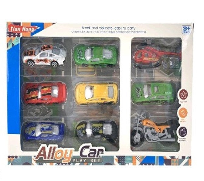 Alloy Car 9pc 2405-25-104