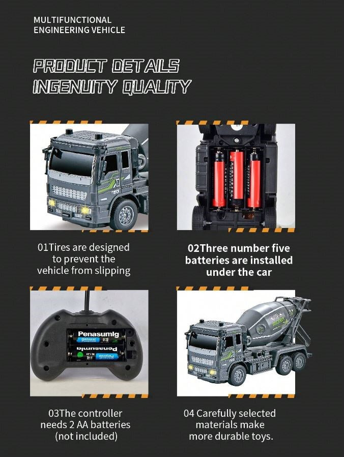 RC Toy Concrete Mixer 2045-25-71