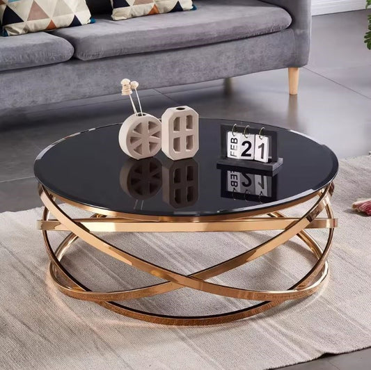 Coffee Table Black & Gold JJ105