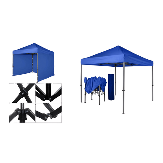 Gazebo Steel 3m x 3m with side walls