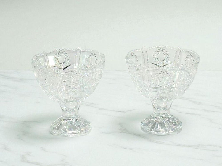 Glass Sweet Candy Box 2pc LX8002