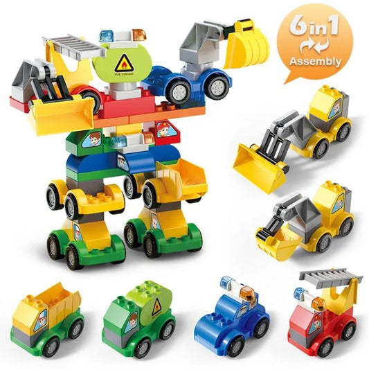6 in 1 Autobots Building Blocks 57pcs C1822017