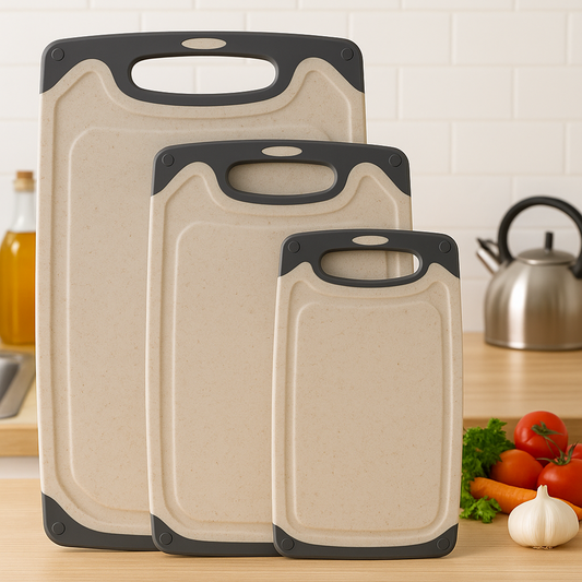 Chopping Board 3pc C3-3PC Cream