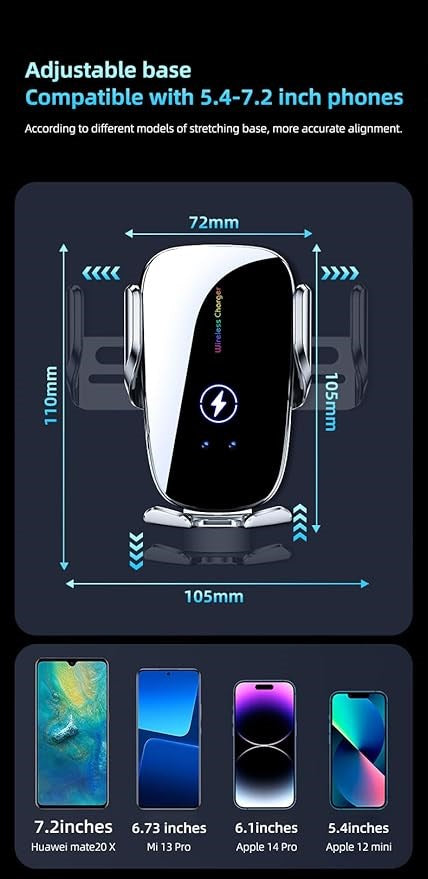 Phone Holder Wireless Charging