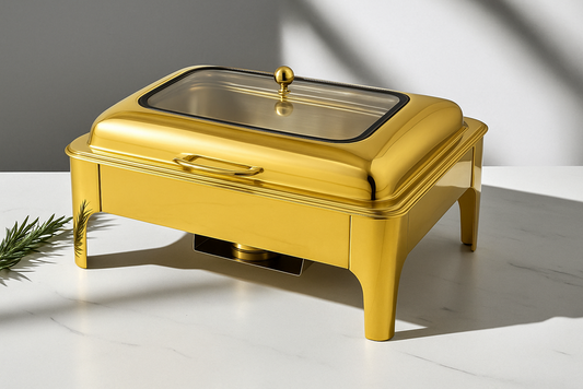 9L Hydraulic Chafing Dish Gold CF025AQJ-1