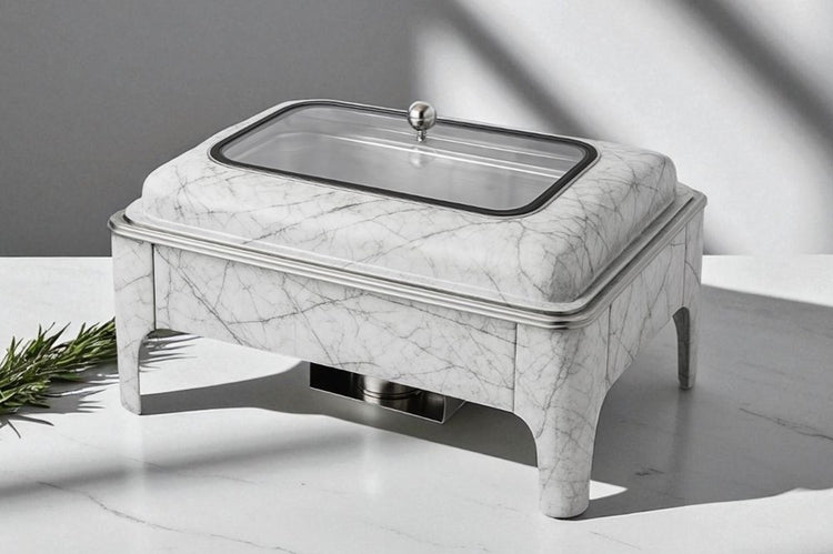 9L Hydraulic Chafing Dish White CF027BH-1