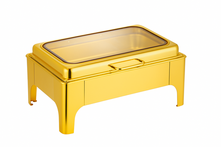 9L Hydraulic Chafing Dish Gold CF027DBQJ-1