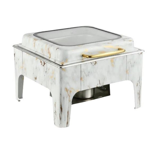 6L Hydraulic Chafing Dish White CF028JBH