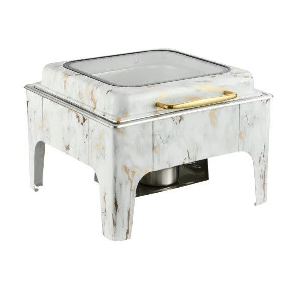 6L Hydraulic Chafing Dish White CF028JBH
