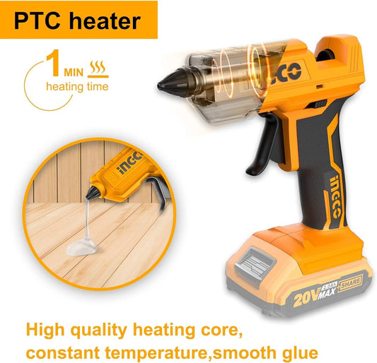 Lithium-Ion Glue Gun INGCO