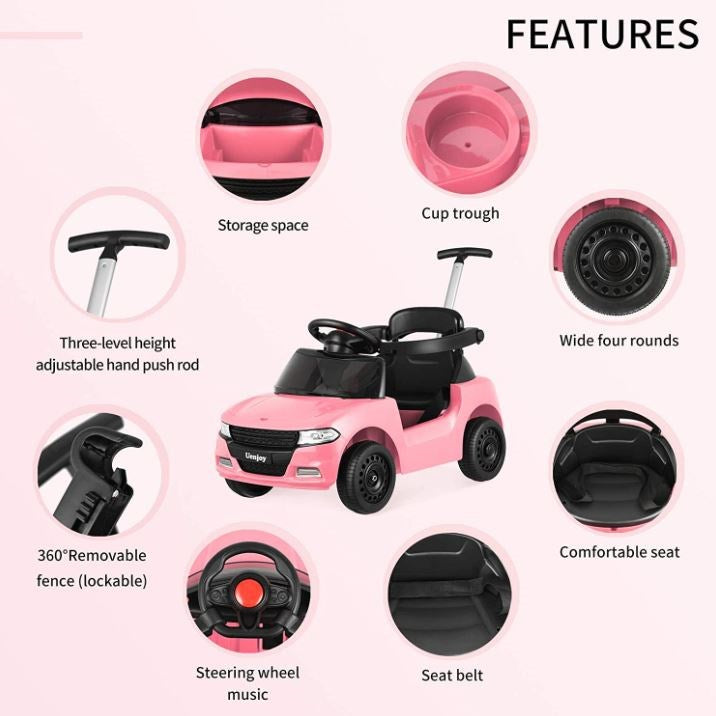 Ride on Walker Car CH9958 Pink