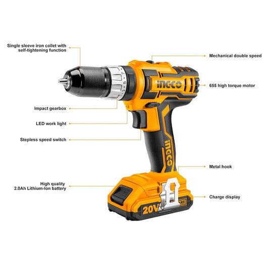 Lithium-Ion Impact Drill CIDLI2002