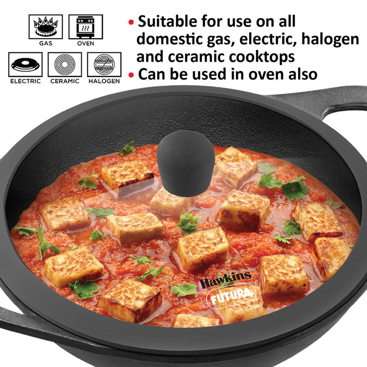 Futura Cast Iron 2L Kadai CIK20G