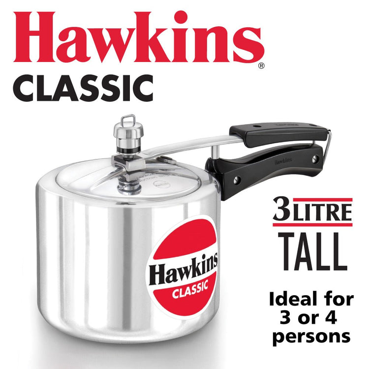 Aluminium Classic Pressure Cooker 3L CL3T