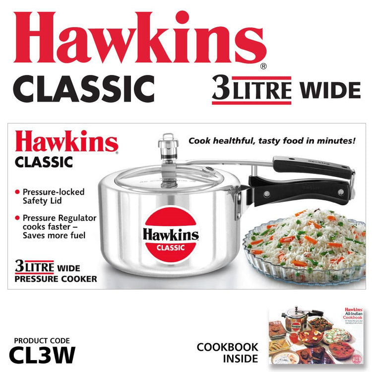 Aluminium Pressure Cooker 3L CL3W