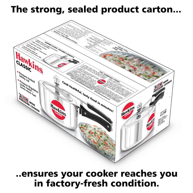 Aluminium Pressure Cooker 3L CL3W