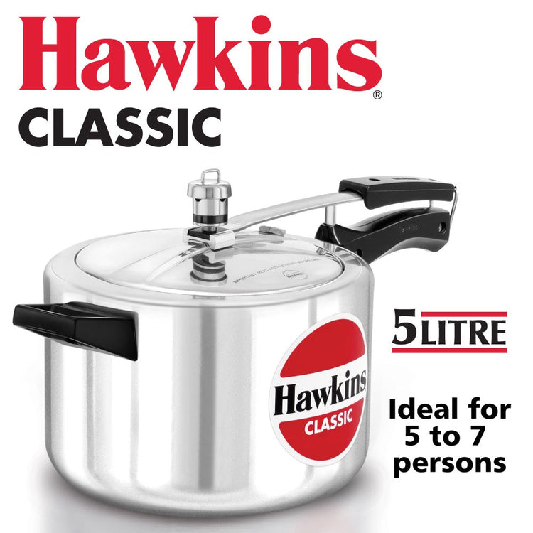 Aluminium Classic Pressure Cooker 5L CL50