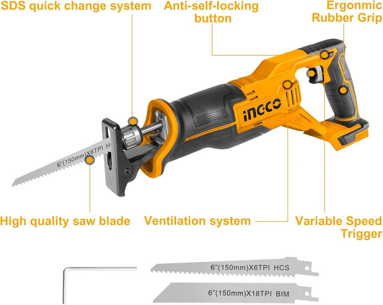 Reciprocating Saw Lithium-Ion 20V CRSLI1152