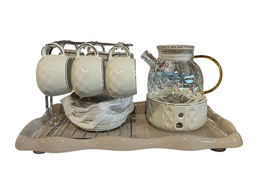 Tea Pot & 6 Cup Set CX04