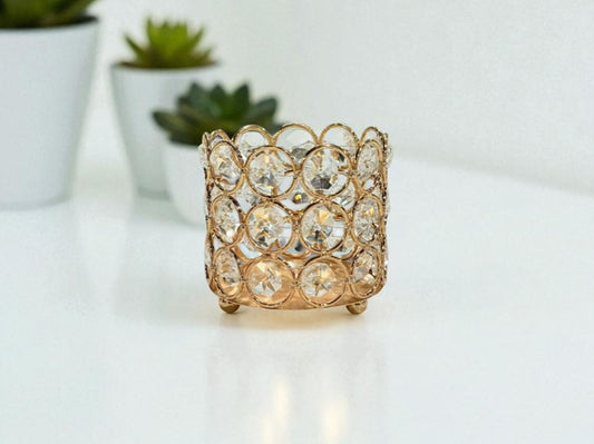 Gold Home Decor Candle Stand Small 239-13