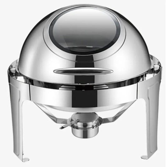 6.6L Round Roll Top Chafing Dish CF010KS