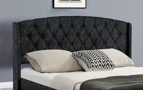 Queen Bed 152 x 203cm Charcoal 4022-3