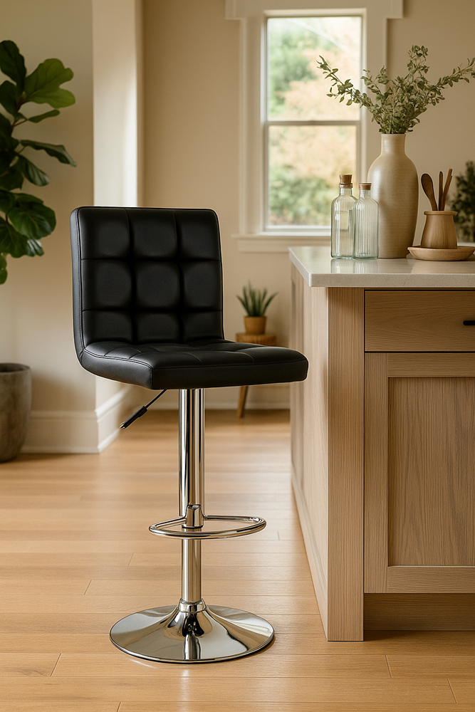 Bar stool Black Chrome Base UT-C8541