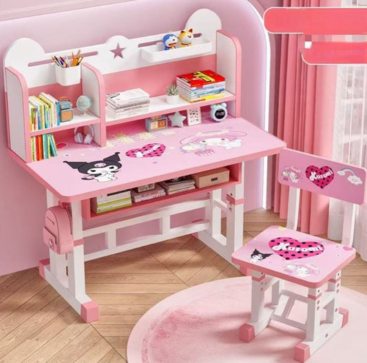 Kids Table & Chair D-1-PINK