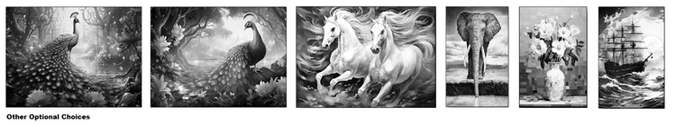 Framed 3D Crystal Painting D2334