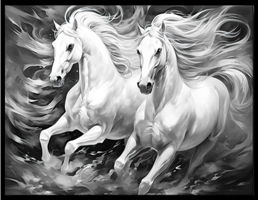 Framed 3D Crystal Painting D2334