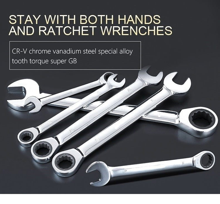 Ratchet Wrench Set 12pc 8-19mm D36T12C